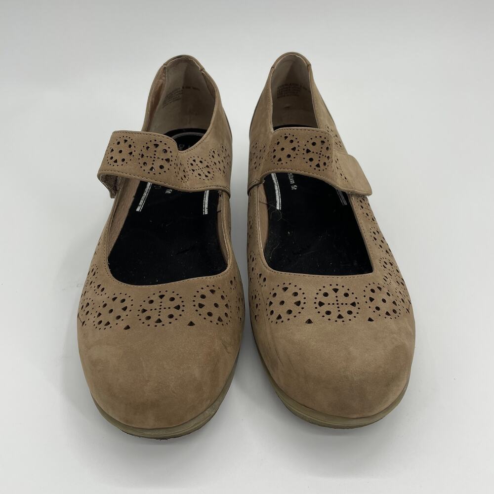 ABEO Women Everleigh Mary Jane Shoes Leather Size 9.5 Adjustable Supportive Boho